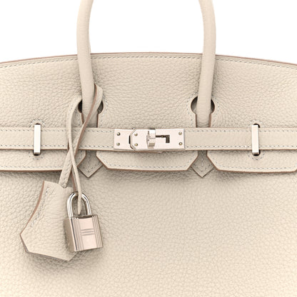 Hermes Togo Birkin 25 Gris Perle 8 of 12