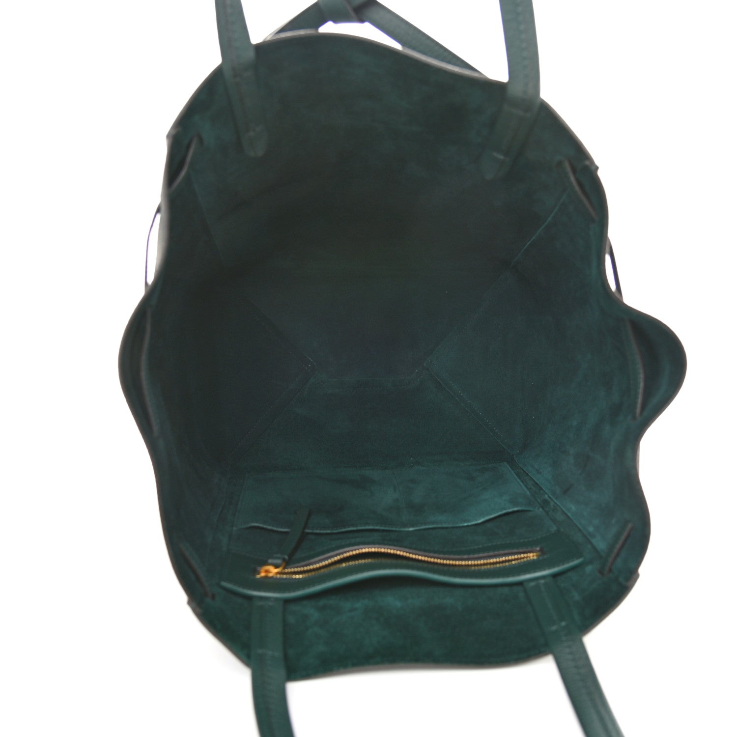 Celine Soft Grained Calfskin Small Belt Cabas Phantom Amazone 5 of 9