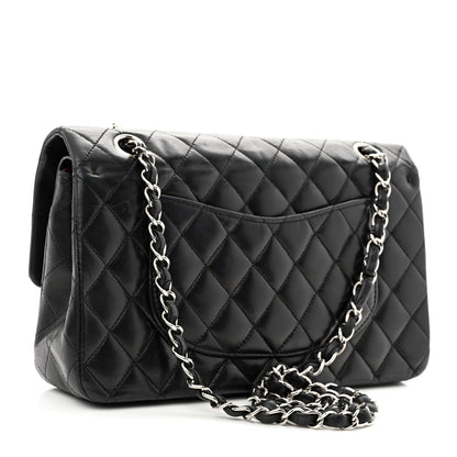 Chanel Lambskin Quilted Medium Double Flap Black 3 of 13
