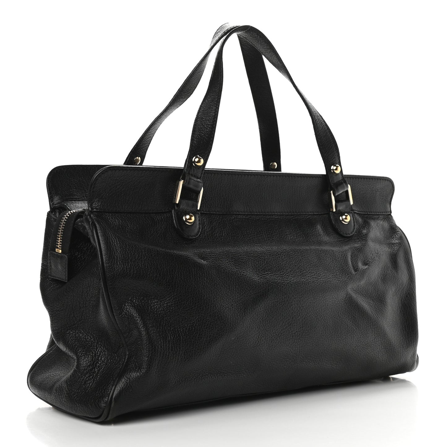 Calfskin Blondie Satchel Black