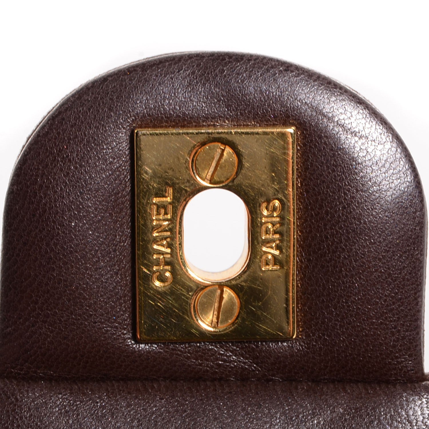 Chanel Lambskin Quilted Mini Square Flap Brown 6 of 10