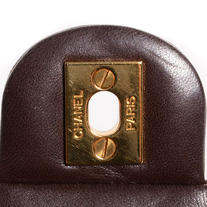 Chanel Lambskin Quilted Mini Square Flap Brown 6 of 10
