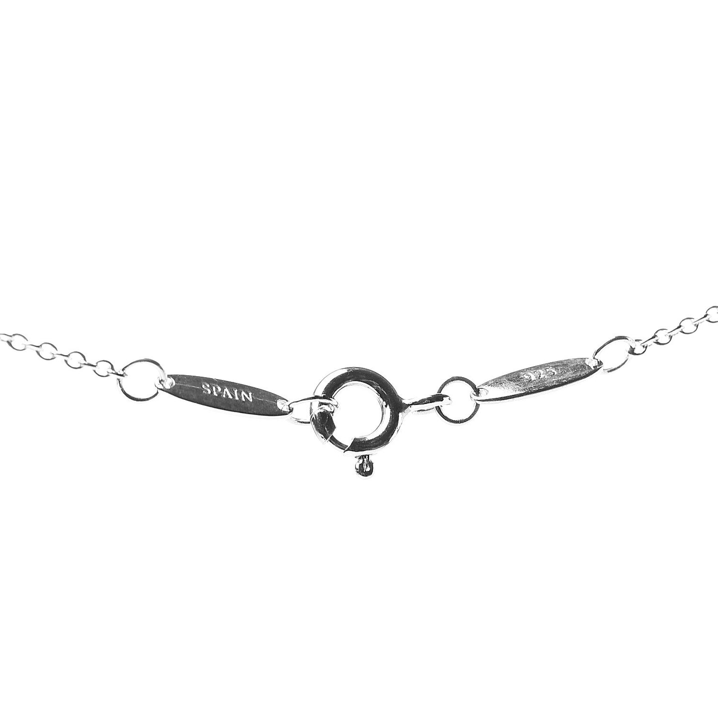 Sterling Silver Diamond .25ctw Elsa Peretti Diamonds by the Yard Five Station Necklace