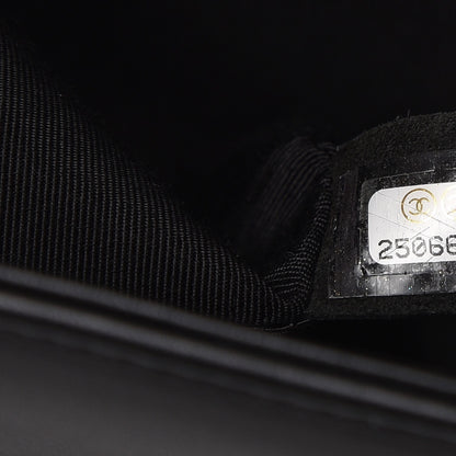 Chanel Calfskin Quilted New Medium Boy Flap So Black 8 of 9