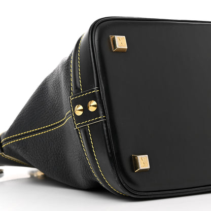 Louis Vuitton Suhali Lockit MM Black 9 of 11