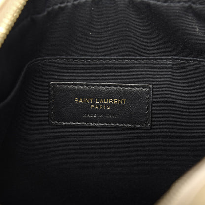 Saint Laurent Calfskin Matelasse Monogram Lou Camera Bag Dusty Grey 6 of 10