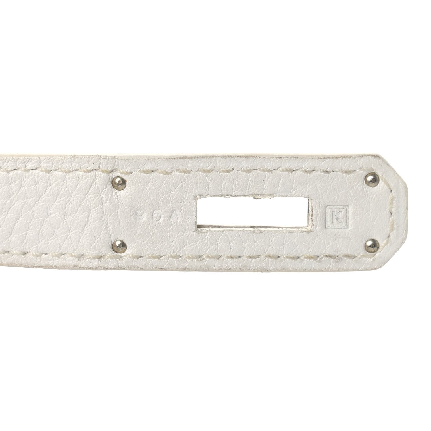 Hermes Taurillon Clemence Birkin 35 White 7 of 21