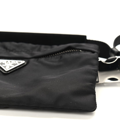 Prada Tessuto Nylon Saffiano Belt Bag 36 90 Black 10 of 10