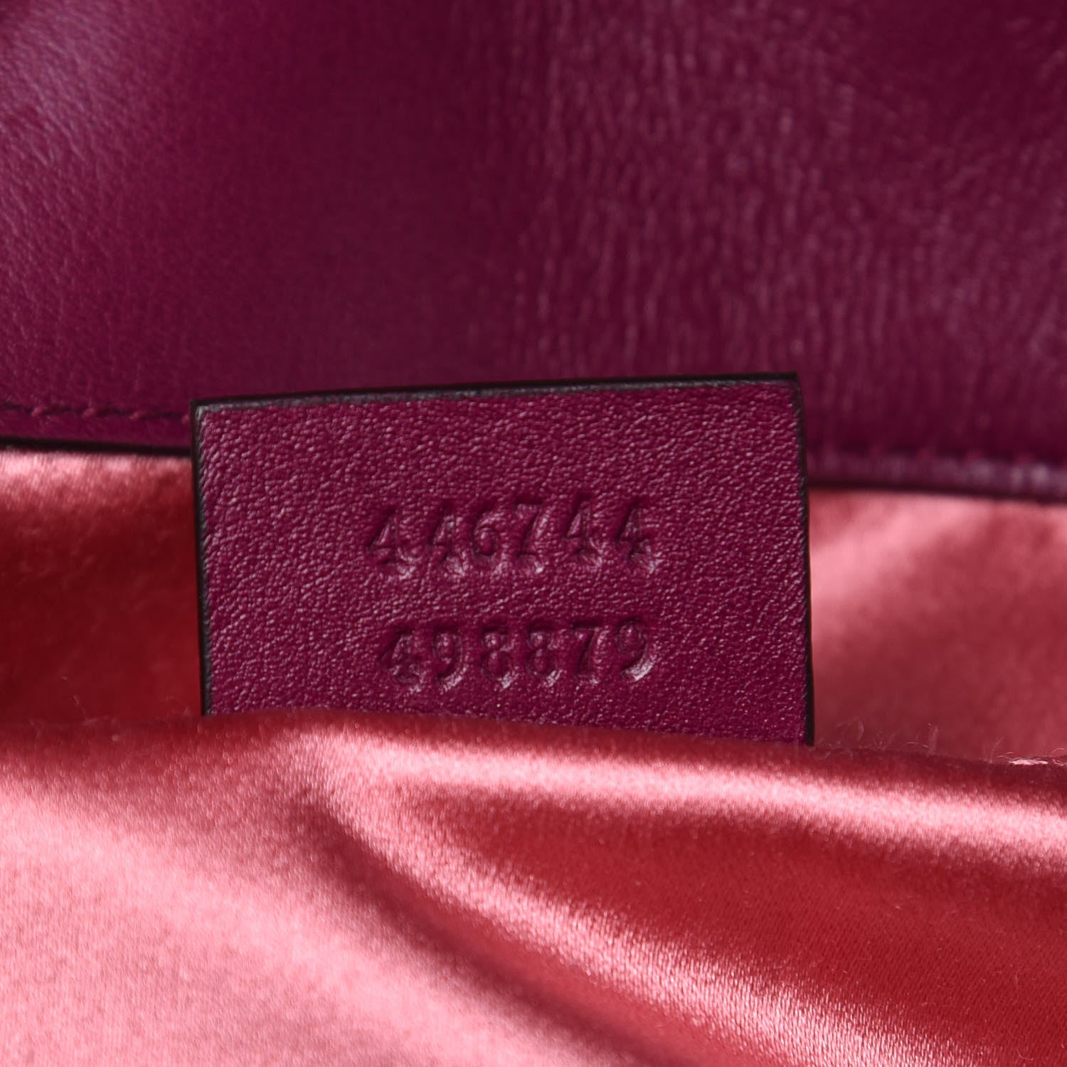 Gucci Velvet Matelasse Mini GG Marmont Shoulder Bag Fuchsia Violet Cyclamen 7 of 10