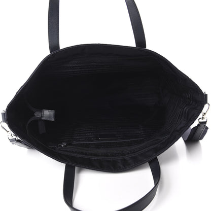 Prada Tessuto Nylon Saffiano Vela Tote Baltico 6 of 11