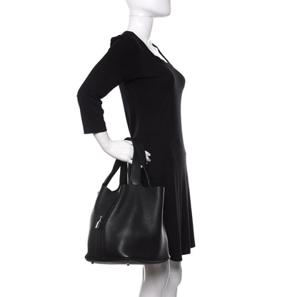 Hermes Taurillon Clemence Picotin Lock 26 GM Black 2 of 10