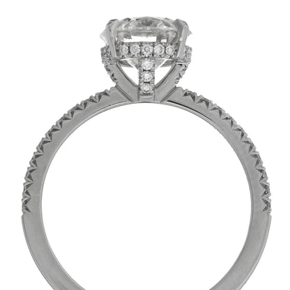 Tiffany Platinum Diamond 1.58ct True Engagement Ring 51 5.75 5 of 6