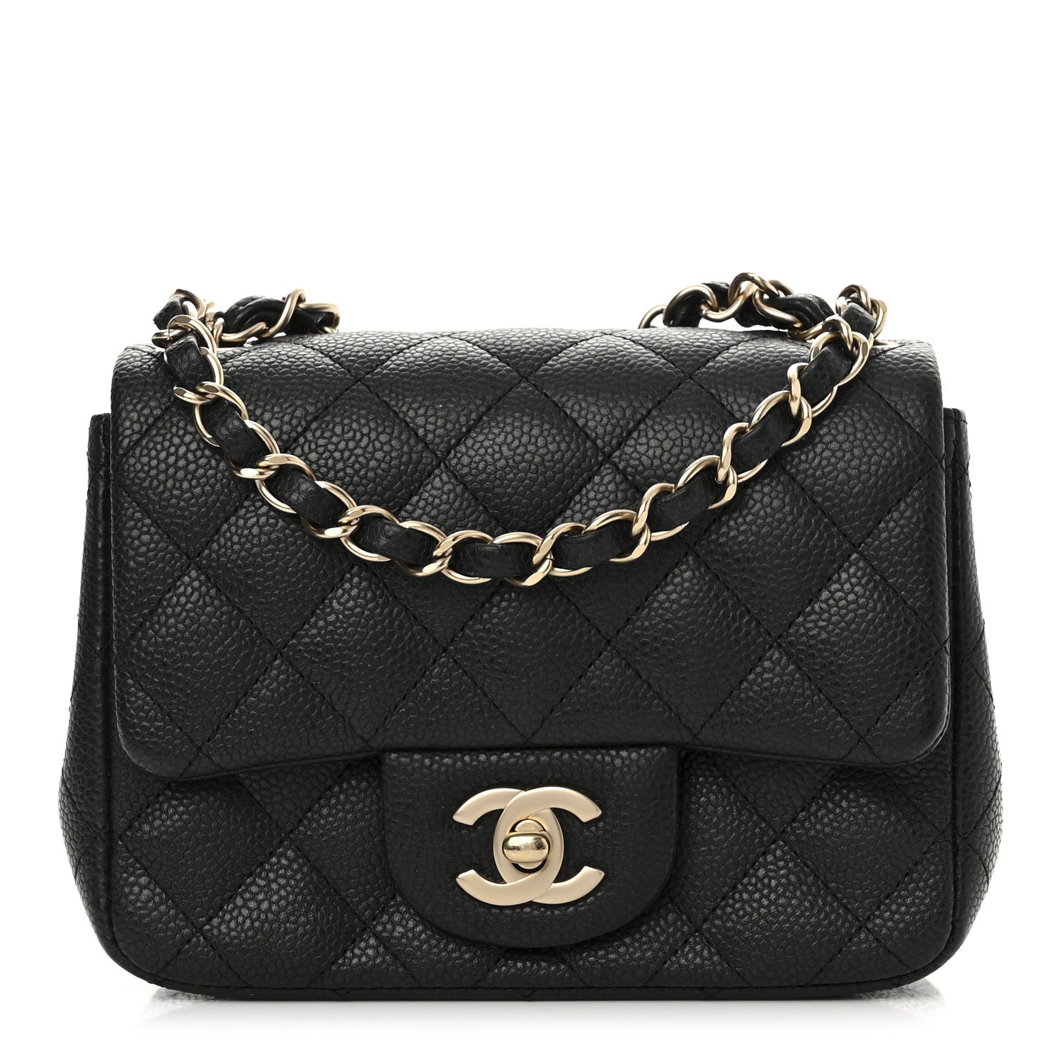 Chanel Caviar Quilted Mini Square Flap Black 1 of 10