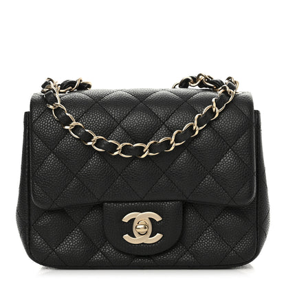 Chanel Caviar Quilted Mini Square Flap Black 1 of 10
