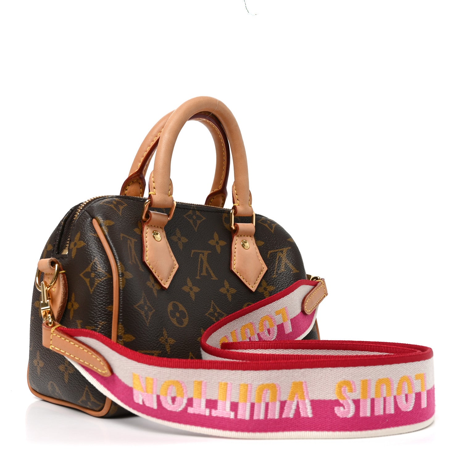 Louis Vuitton Monogram Speedy Bandouliere 20 Fuchsia 3 of 9