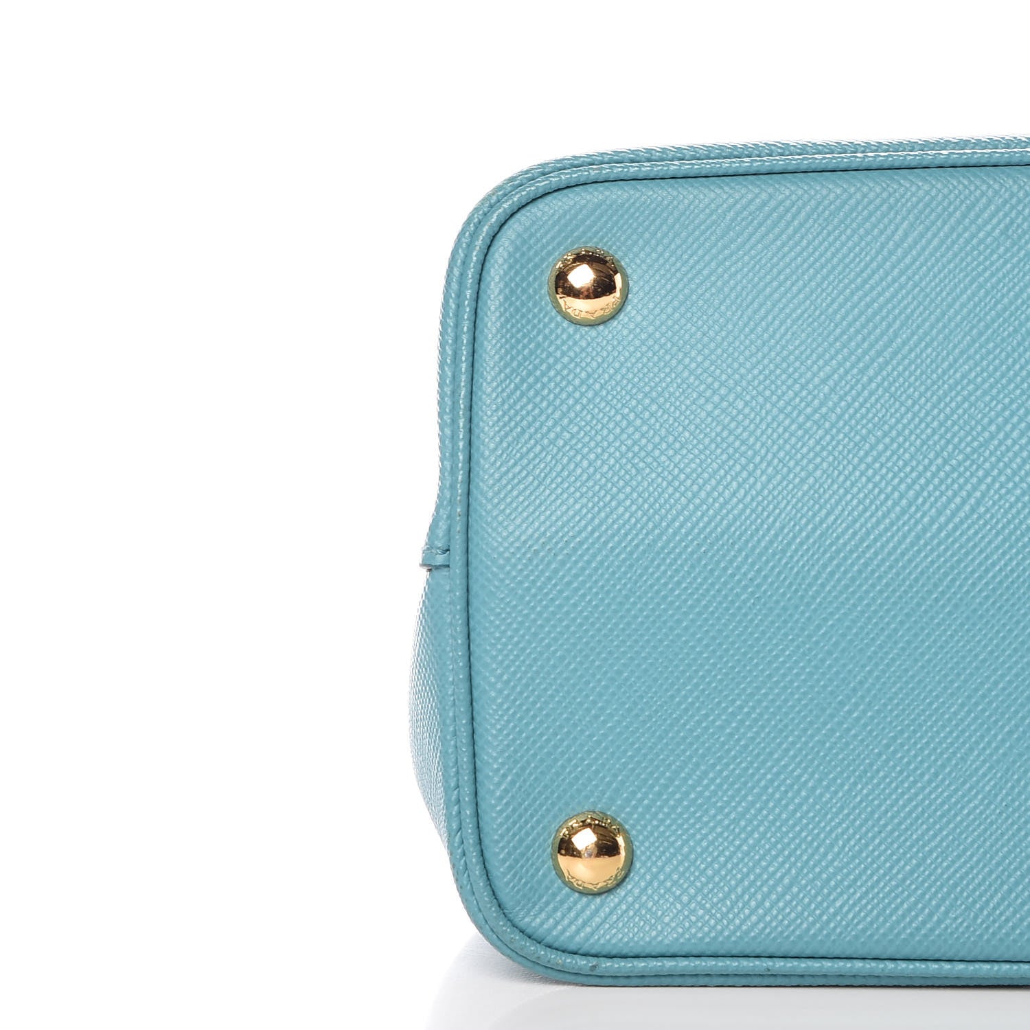 Prada Saffiano Cuir Small Double Bag Turchese Acquamarina 9 of 9