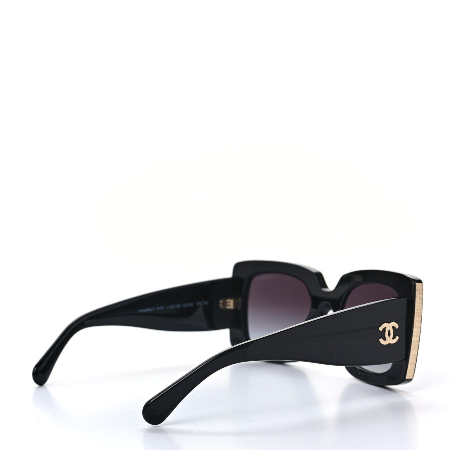Acetate Rectangle Sunglasses 5435 Black
