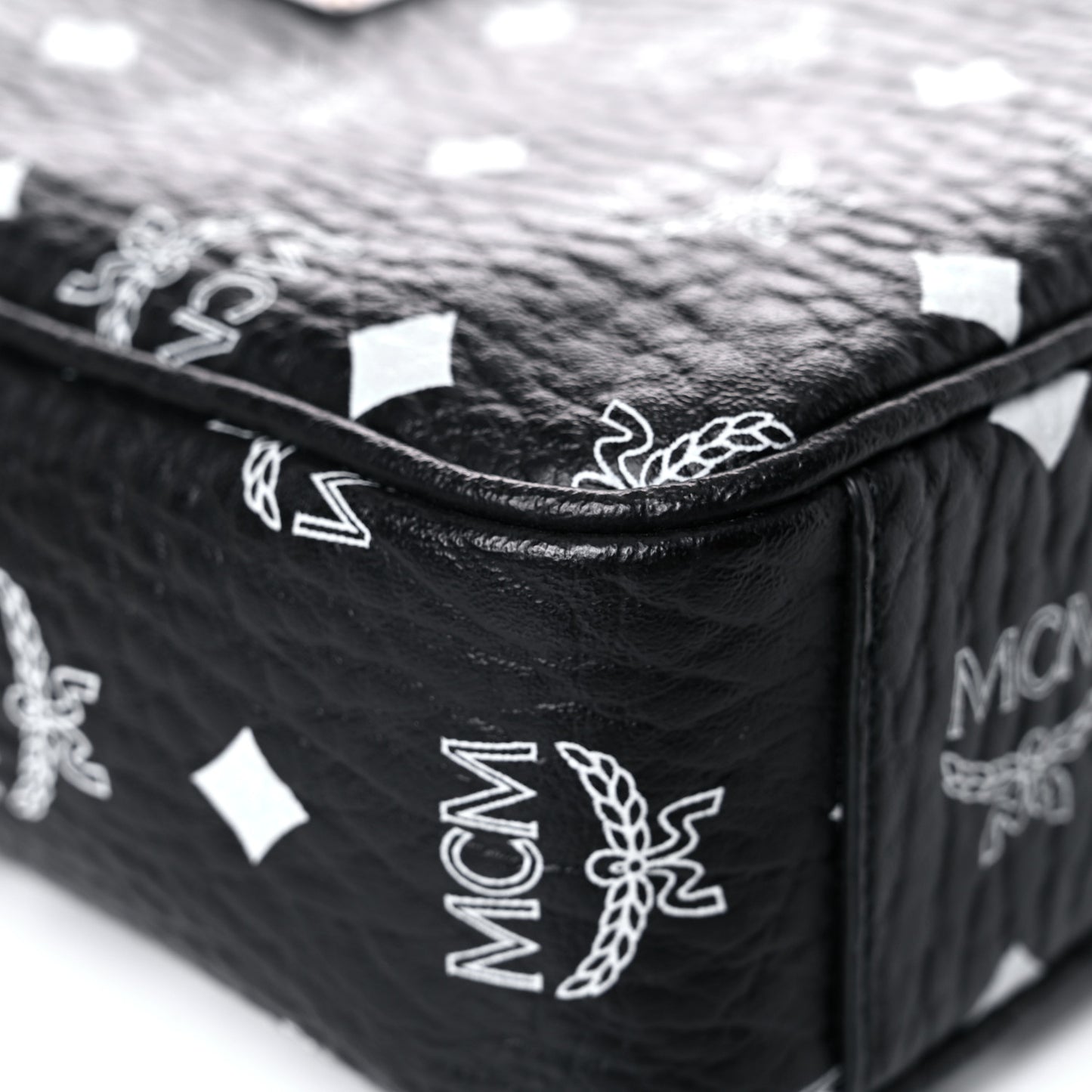 Visetos Camera Crossbody Bag Black Cognac