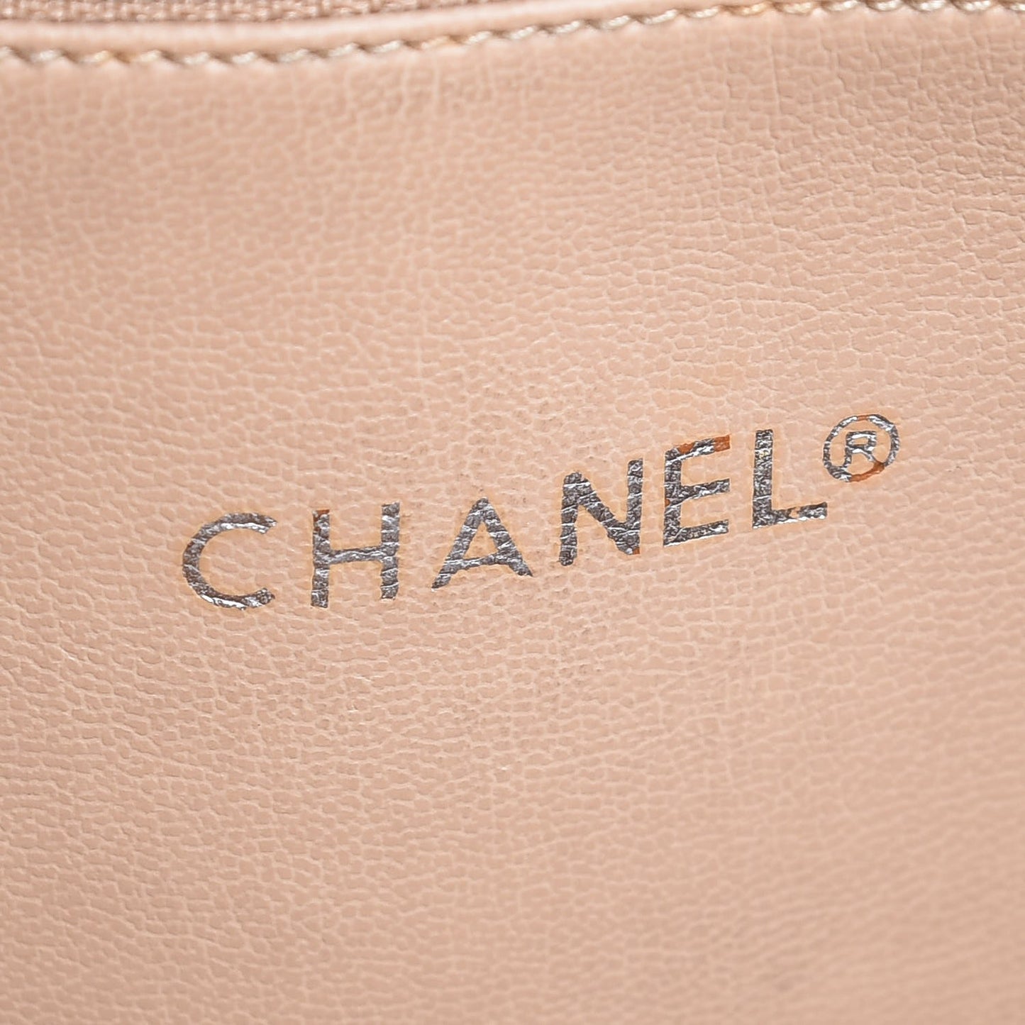 Lambskin Quilted Tote Beige