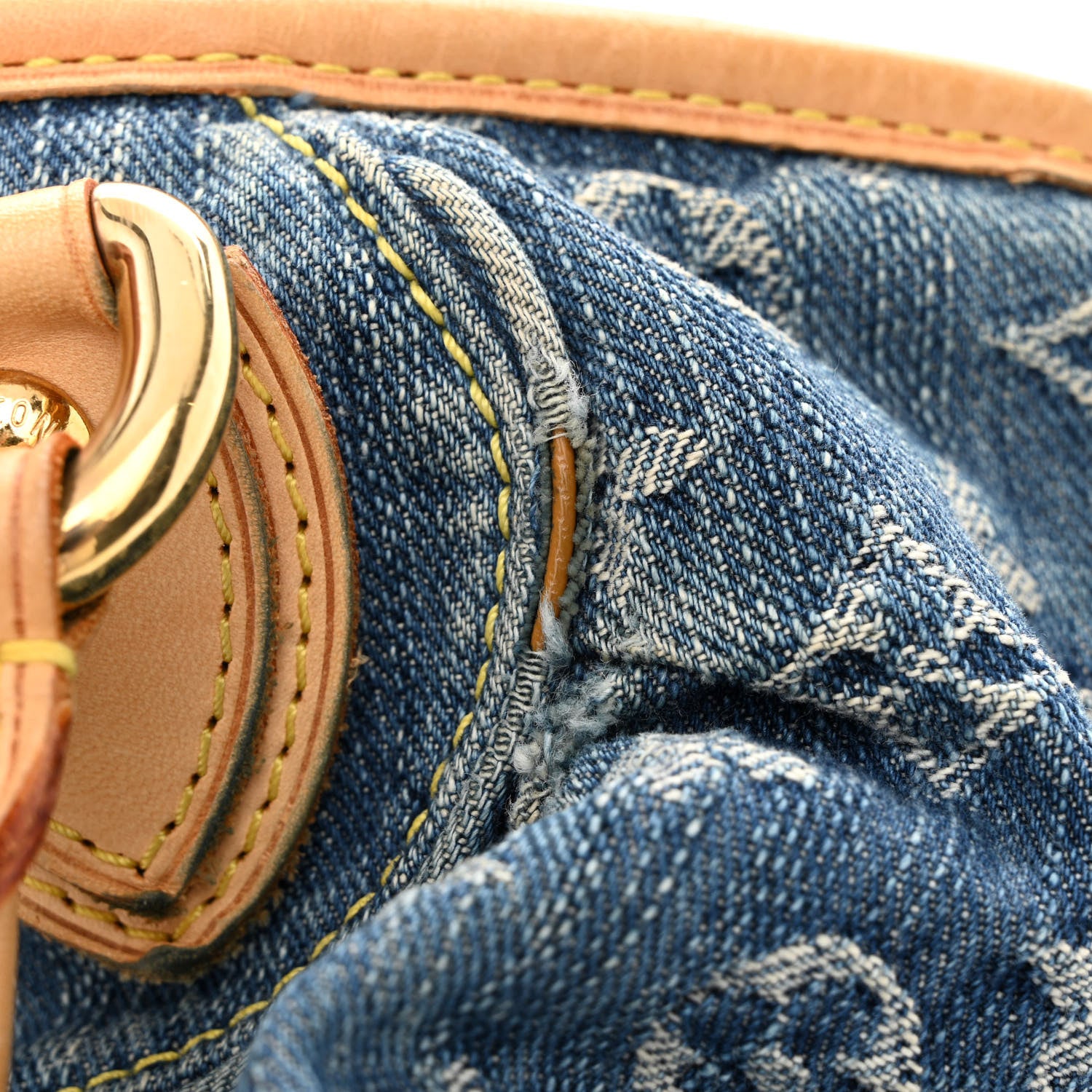 Louis Vuitton Denim Neo Cabby MM Blue 15 of 19