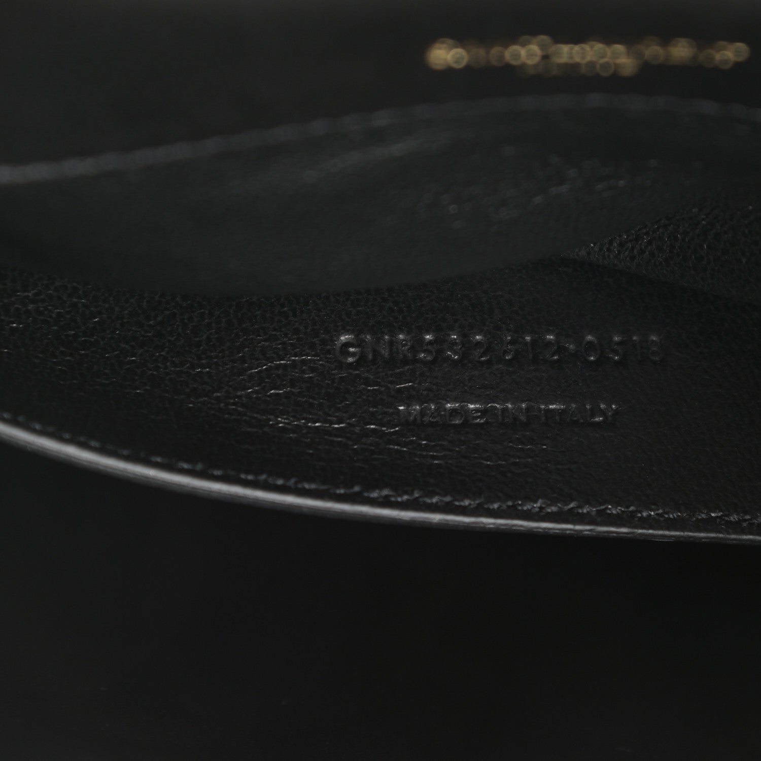 Saint Laurent Lambskin Matelasse Monogram Medium Vicky Chain Bag Black 7 of 11