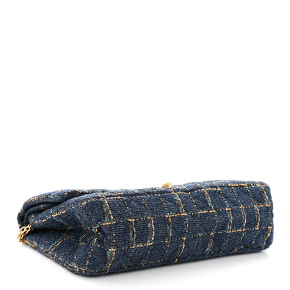 Chanel Fantasy Tweed 2.55 Reissue 226 Flap Blue 4 of 10
