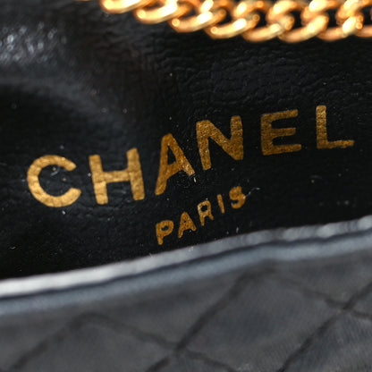 Chanel Jersey Quilted Micro Flap Bag Black 6 of 10