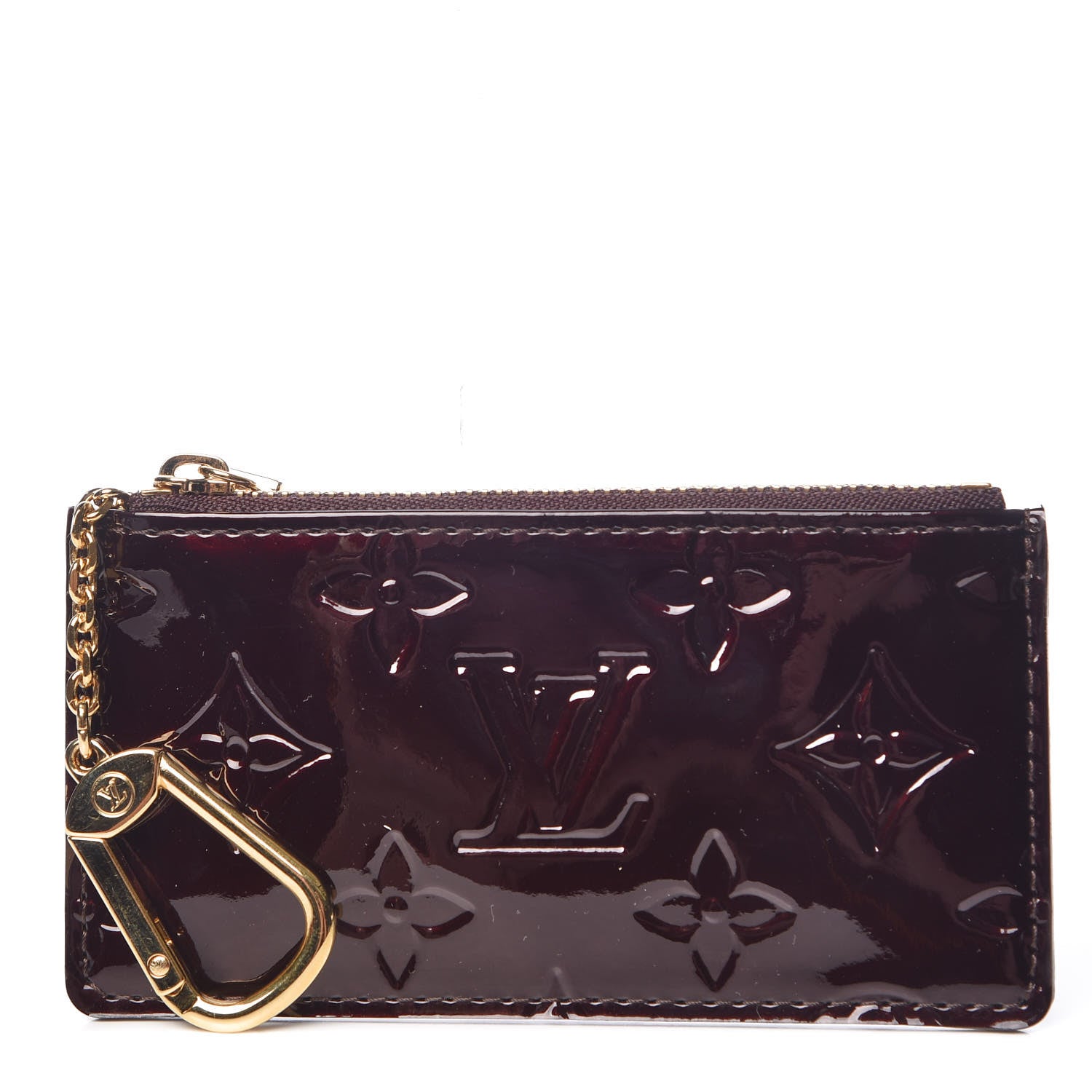 Louis Vuitton Vernis Pochette Key Pouch Amarante 1 of 7
