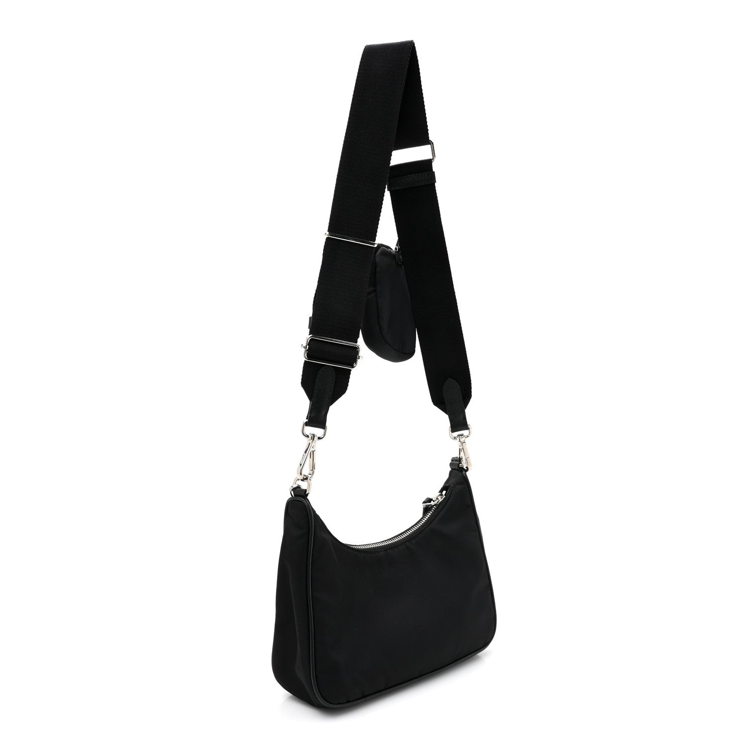 Prada Nylon Re-Edition 2005 Shoulder Bag Black 3 of 13