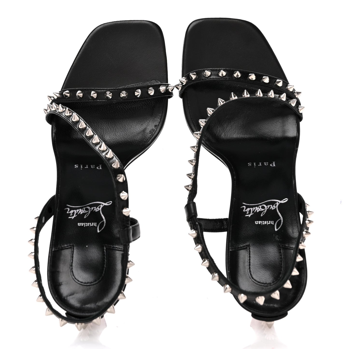 Nappa Rosa Condorapik 85 Spike Sandals 38 Black