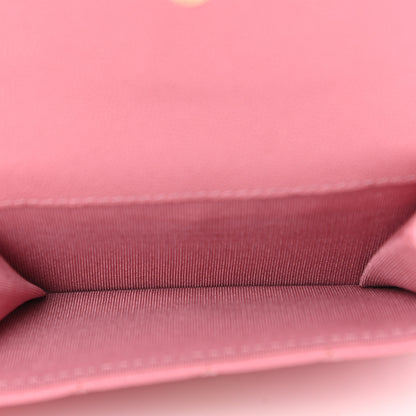 Chanel Caviar Quilted Small Boy Flap Wallet Pink 5 of 10