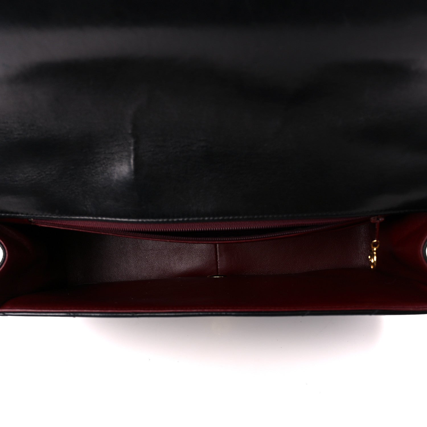 Chanel Calfskin Chevron Quilted Envelope Flap Bag Black 5 of 11