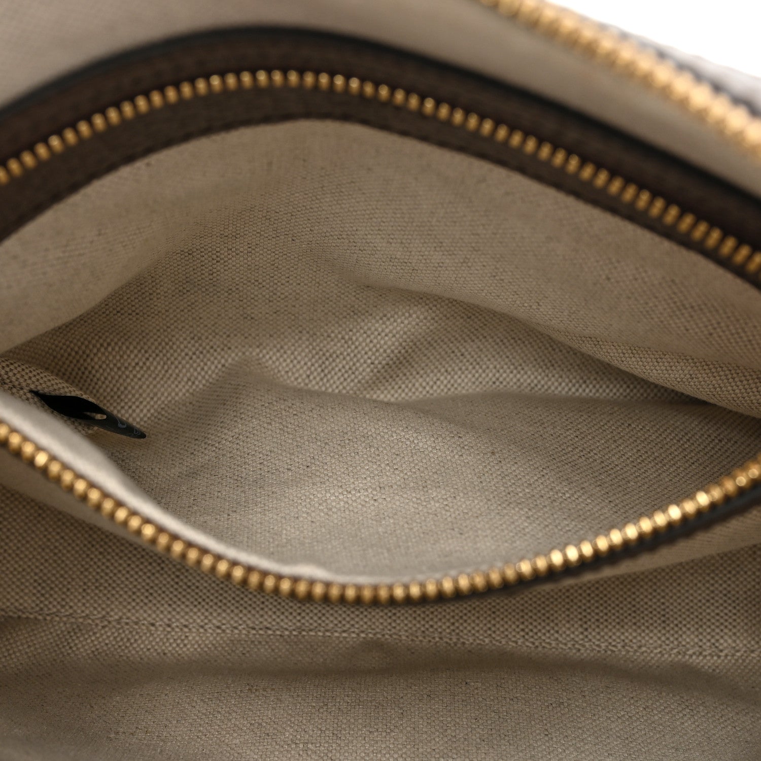 Gucci Monogram Jumbo GG Textured Dollar Calfskin Web Messenger Shoulder Bag Camel Ebony New Acero 6 of 15