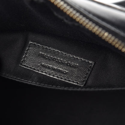 Saint Laurent Calfskin Matelasse Monogram Lou Camera Bag Black 10 of 13