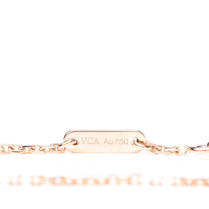 Van Cleef & Arpels 18K Rose Gold Sweet Alhambra Bracelet 4 of 6