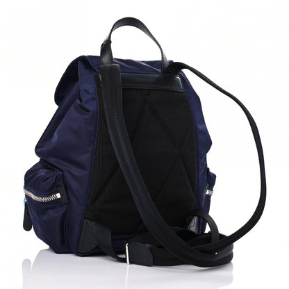 Burberry Nylon Logo Print Medium Rucksack Backpack Ink Blue 3 of 8