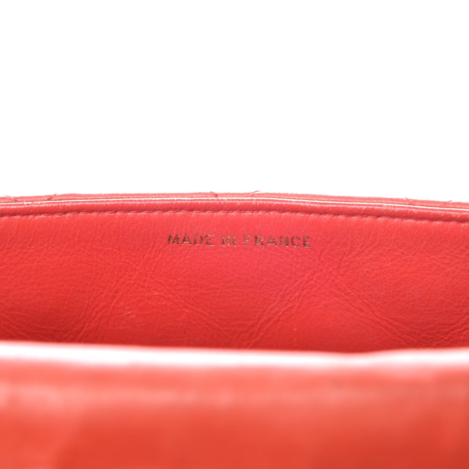 Chanel Lambskin Single Flap Red 7 of 22
