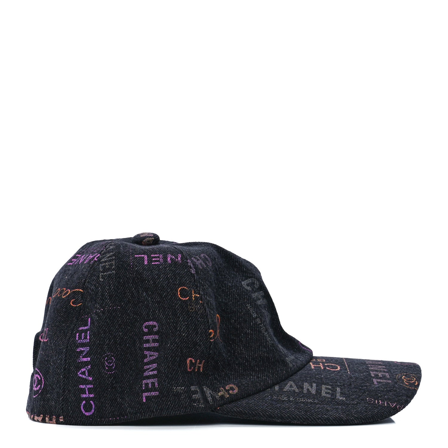 Chanel Denim Mood Cap Hat Black 4 of 7