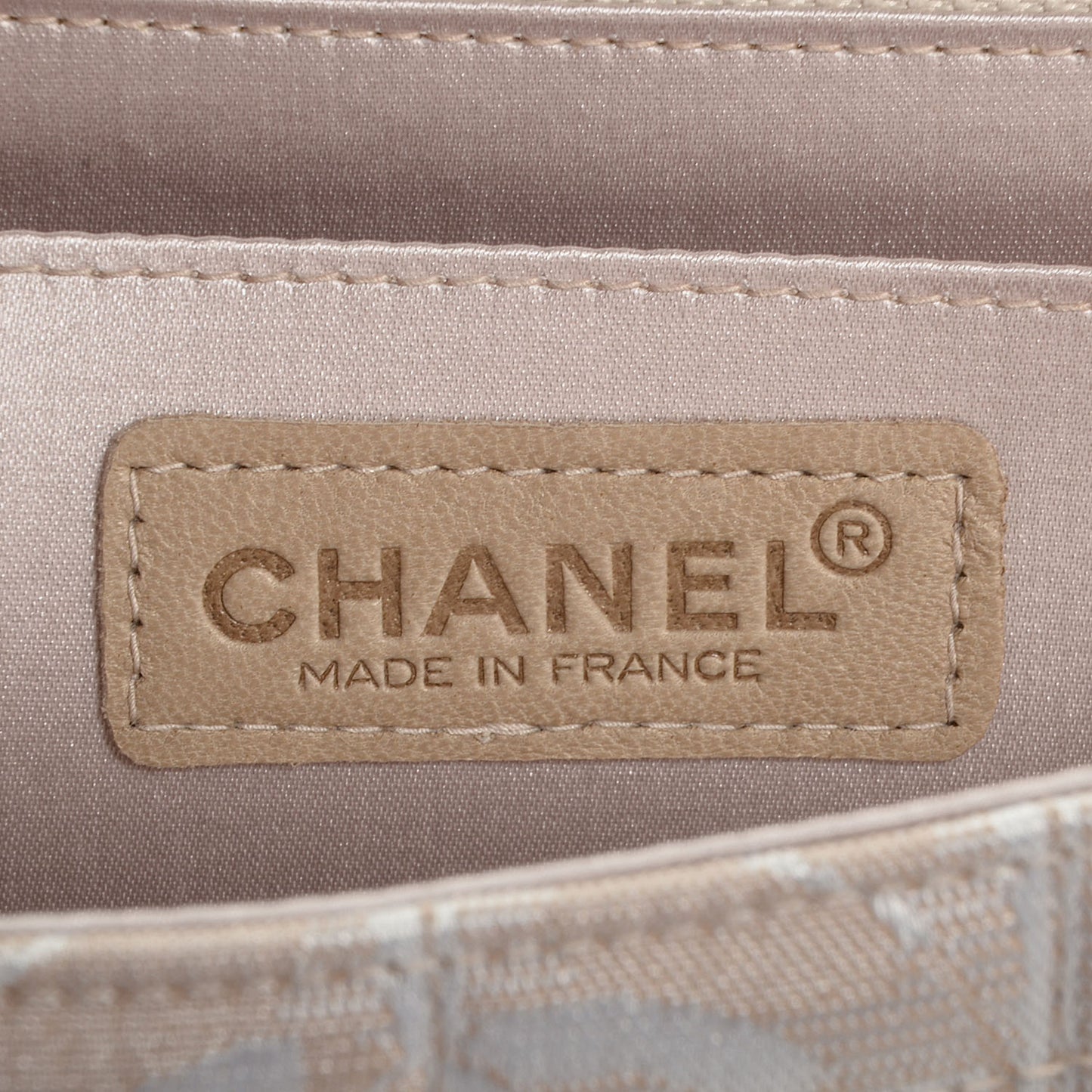 Nylon Travel Medium Flap Light Beige