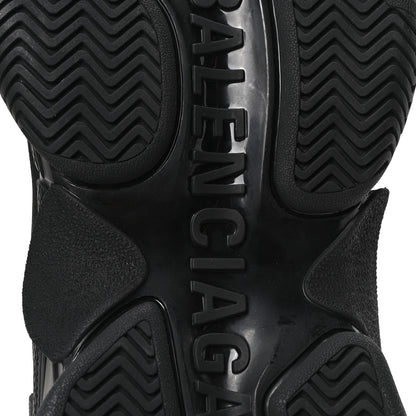Balenciaga Technical Fabric Allover Logo Mens Triple S Sneakers 40 Black White 7 of 10