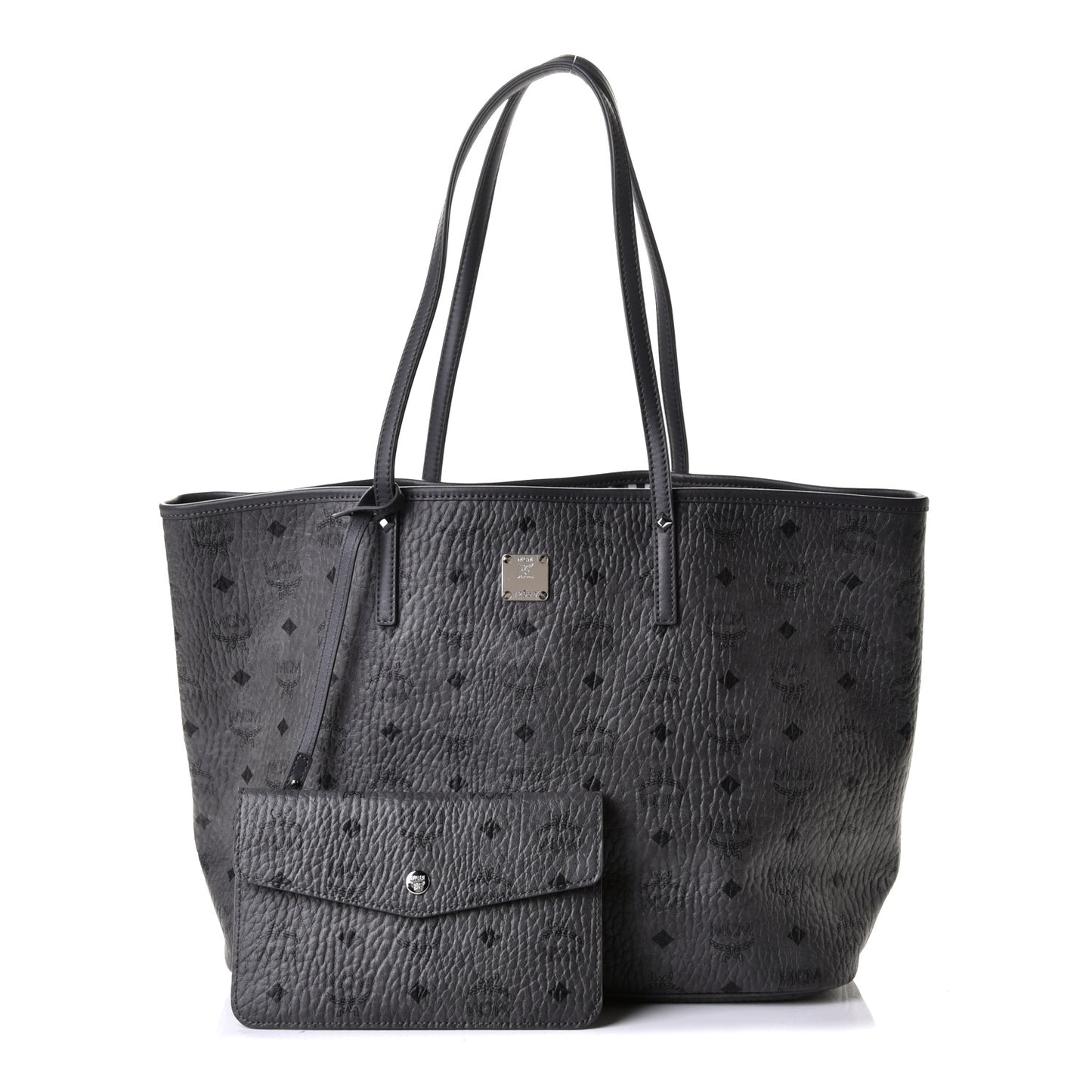 Visetos Medium Project Reversible Shopper Tote Phantom Grey