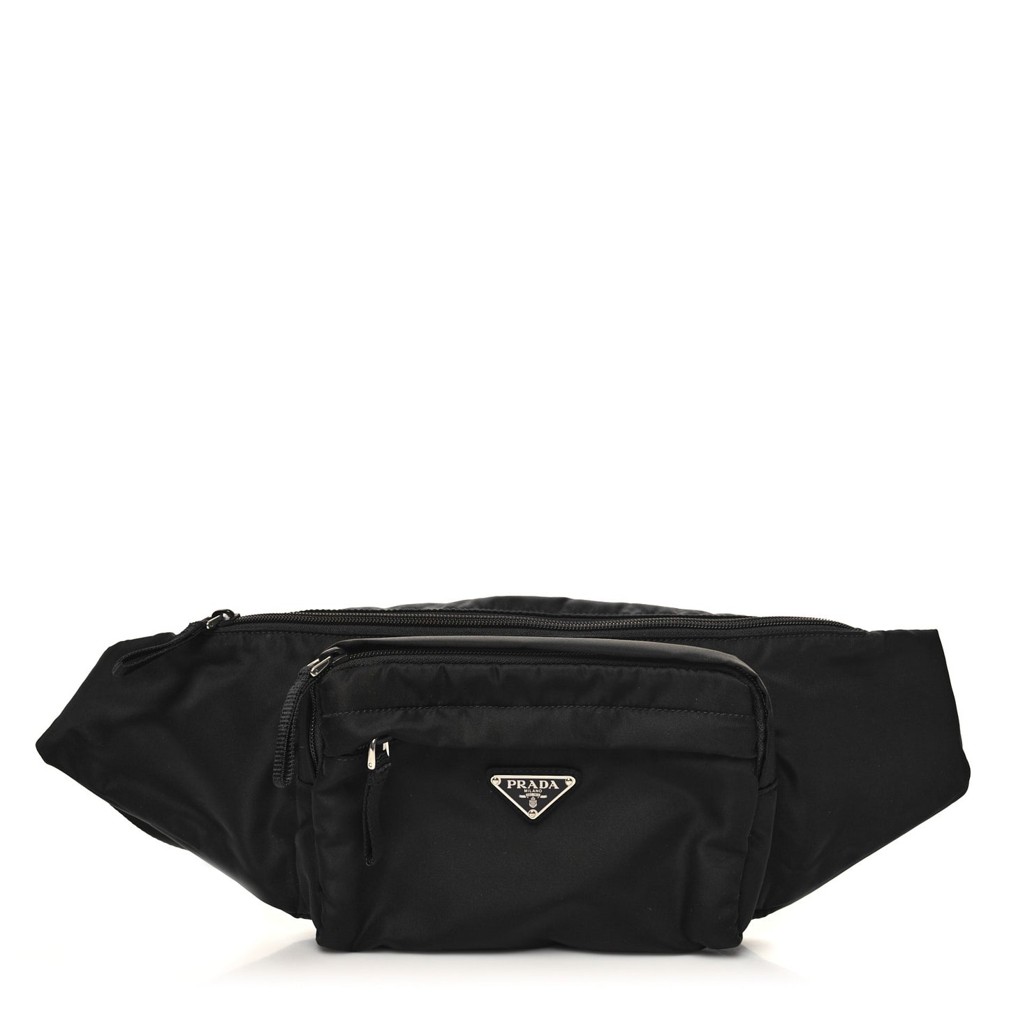 Tessuto Nylon Montagna Belt Bag Black