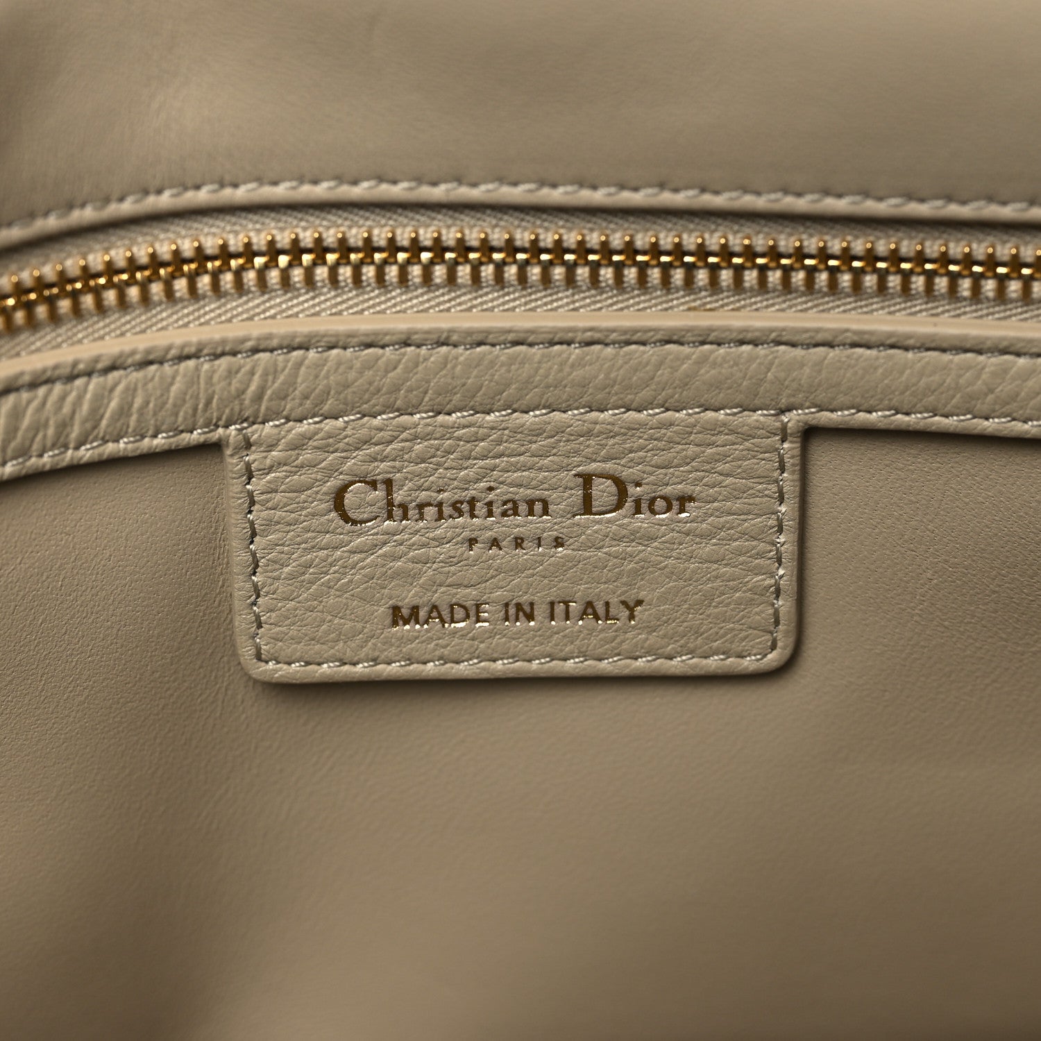 Christian Dior Supple Calfskin Cannage Large Caro Bag Beige 6 of 9