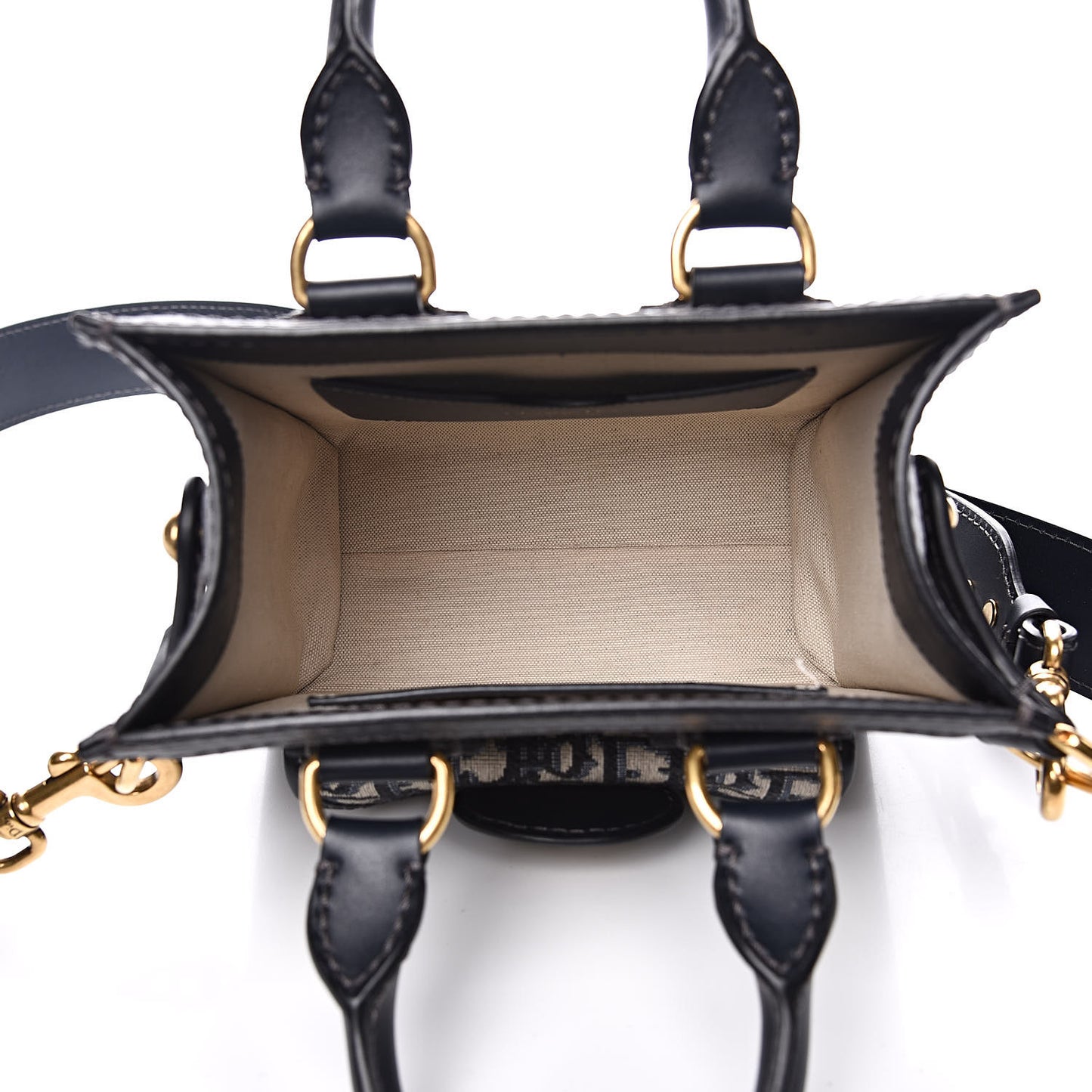 Oblique Mini Tote Bag Blue