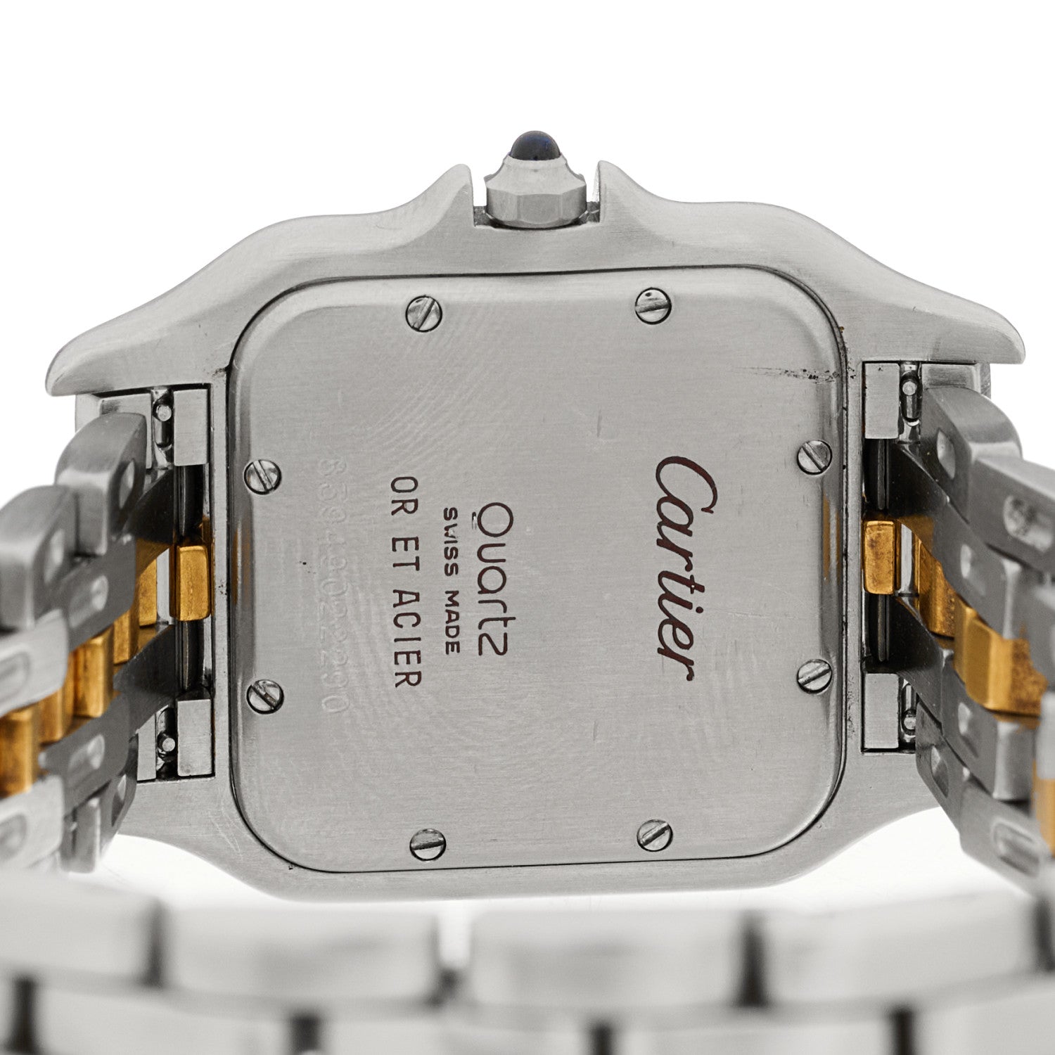 Cartier Stainless Steel 18K Yellow Gold 27mm Panthere Quartz Watch 4 of 4