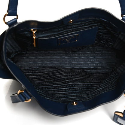 Prada Vitello Daino Side Pocket Tote Inchiostro 5 of 12