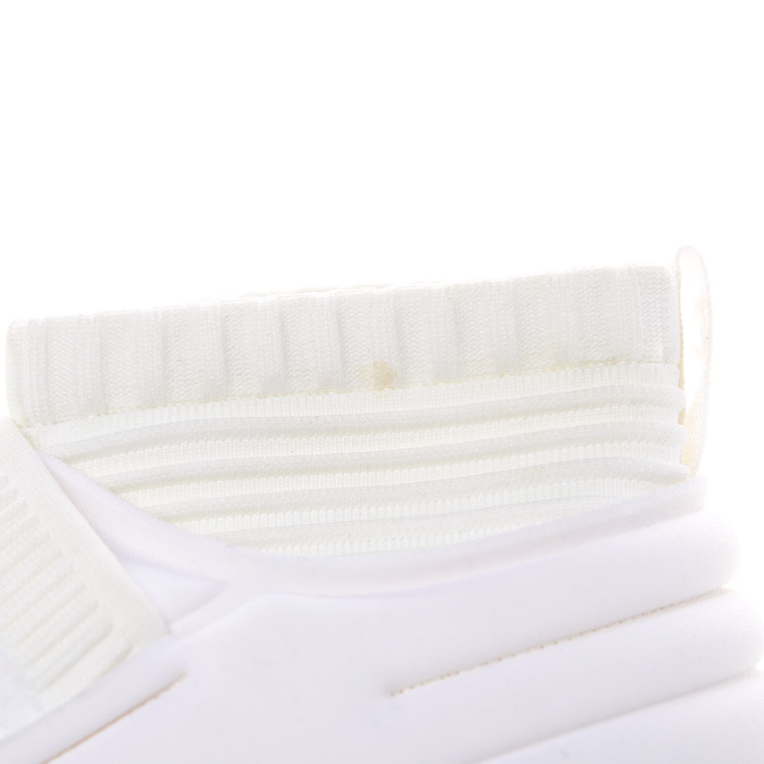 Chanel Stretch Fabric CC Sneakers 38 White 9 of 10