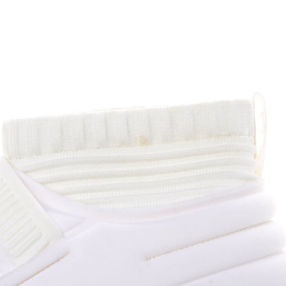 Chanel Stretch Fabric CC Sneakers 38 White 9 of 10