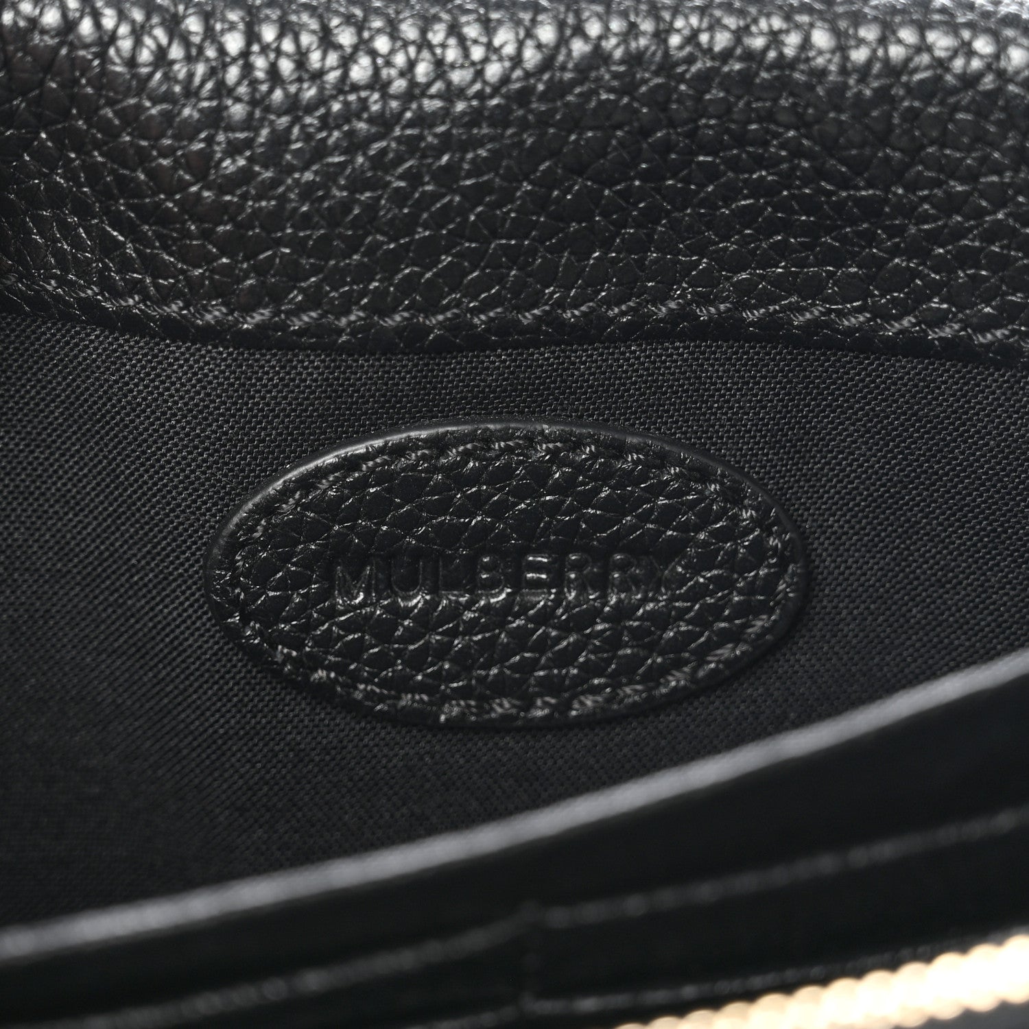 Mulberry Grainy Print Bayswater Clutch Wallet Black 5 of 7
