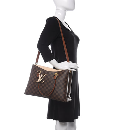 Louis Vuitton Damier Ebene LV Riverside Creme 2 of 9